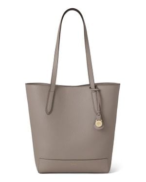 Mulberry Leather North/South Shopper Tote - Natural