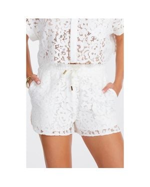Bishop + Young Josephine Lace Short - White