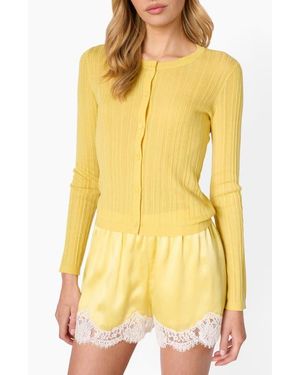 Cami NYC Maura Lightweight Cardigan - Yellow