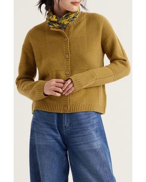 Seasalt Cornwall Coweth Wool Blend Cardigan - Blue
