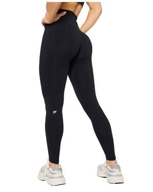 Fabletics Seamless Scrunch High-Waisted Legging - Blue