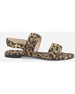 Agl Attilio Giusti Leombruni Summer Multi Buckles Sandal - Metallic
