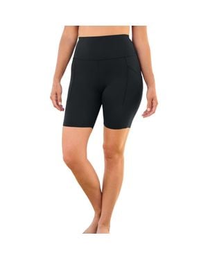 Swim 365 High-Waist No-Slip Swim Bike Short - Blue