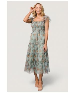 Baltic Born Clementine Tulle Midi Dress - Multicolor