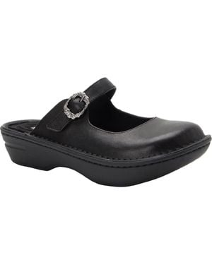 Alegria By Pg Lite Fabel Flat Mule - Black