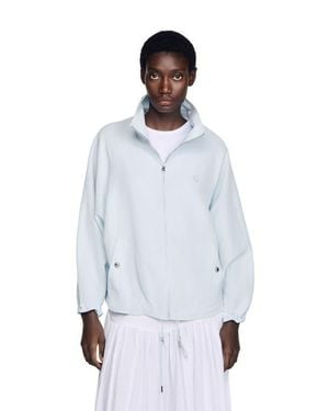 Sandro Oversized Jacket - White