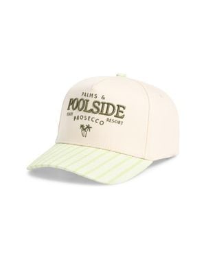 KenzKustomz Palms Poolside Baseball Cap - White
