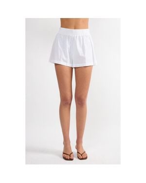 Viens Avec Moi The Everyday Shorts - White