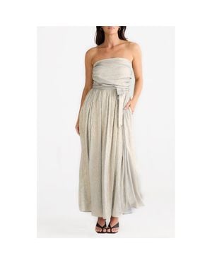 Brave+True Avalon Strapless Dress - Natural