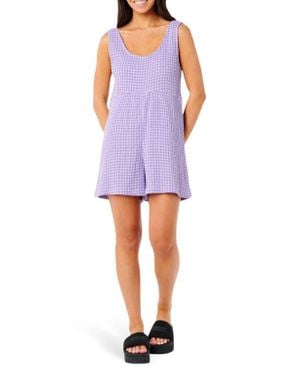 Rip Curl Premium Surf Tank Romper - Purple