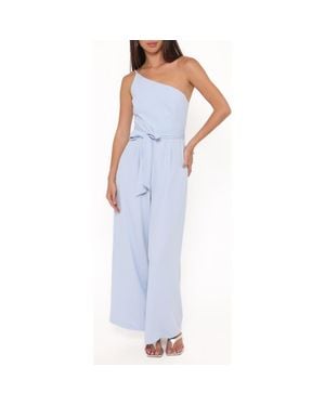 Petal & Pup Leyton Asymmetric Jumpsuit - Blue