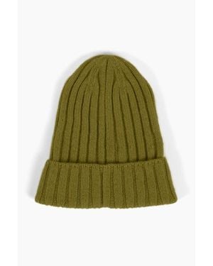 SSKEIN Ribbed Beanie - Green
