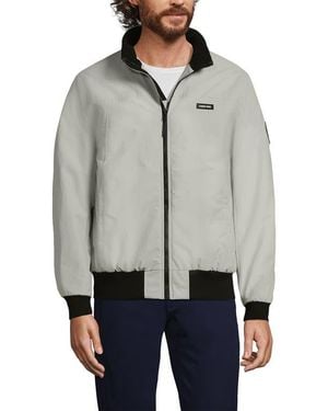 Lands' End Classic Squall Waterproof Insulated Jacket - Gray