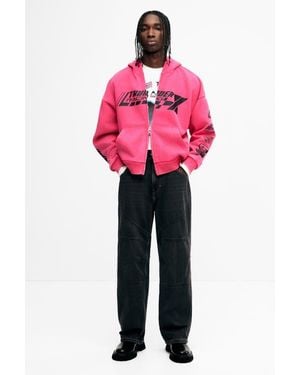 H&M Baggy Biker Jeans - Black