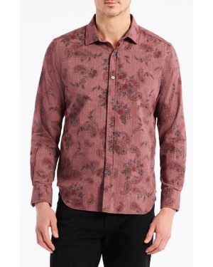 Robert Graham Minetta Paisley Button-Up Shirt - Red