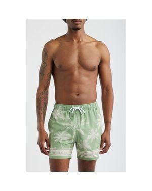 MAVRANS Tropical Palm Swim Trunks - Green