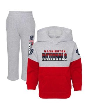Outerstuff Toddler/Heather Washington Nationals Two-Piece Playmaker Set - Red