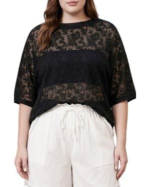 Standards & Practices Lace Top - Black