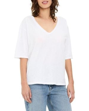 Michael Stars Liam V-Neck T-Shirt - White