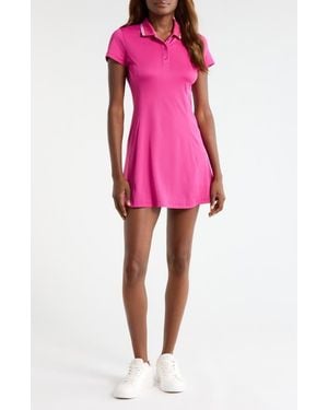 Swannies Mia Fit & Flare Dress - Pink