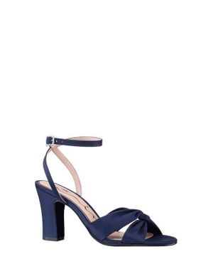 Nina Ashley Ankle Strap Sandal - Blue