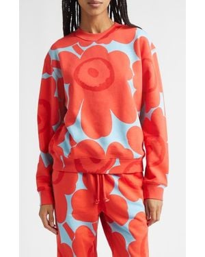 Marimekko Puuteri Unikko Kioski Pullover in Pink | Lyst