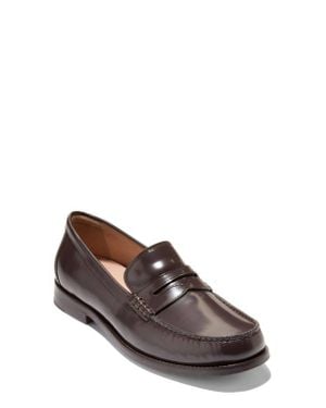 Cole Haan Lana Luxe Remastered Studded Penny Loafer - Brown