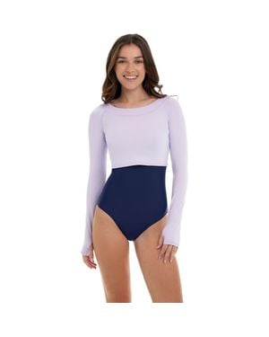 BloqUV Crop Top - Blue