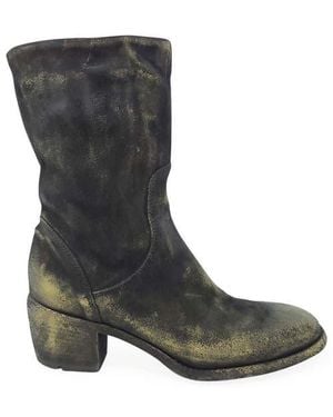 Madison Maison Leather Mid Calf Boot - Black