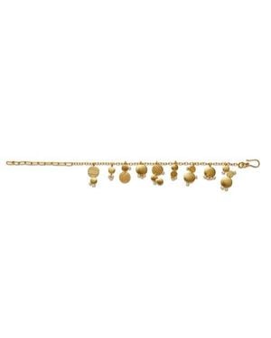Dhwani Bansal Afefe Charm Bracelet - Metallic