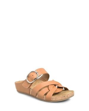 Comfortiva Gianna Platform Wedge Slide Sandal - Multicolor