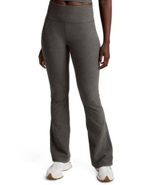 Beyond Yoga Space Dye High Waist Bootcut Leggings - Black