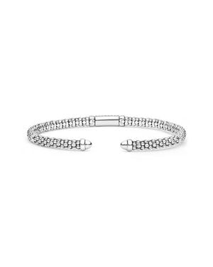 Lagos Signature Caviar Sterling & 14K Diamond Cuff Bracelet - Multicolor