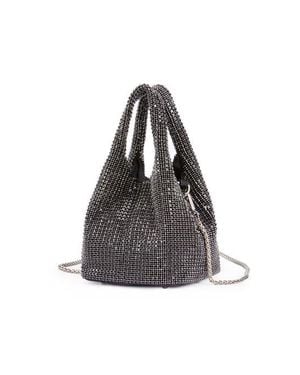 Lady Couture Boho Chic Slouchy Shoulder Handbag - Black