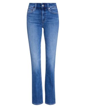 PAIGE Manhattan High Waist Bootcut Jeans - Blue
