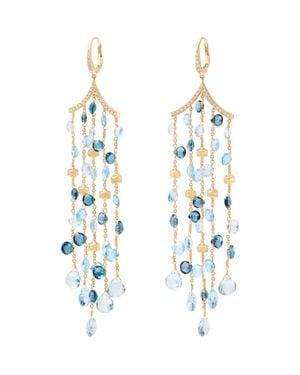 Marco Bicego Paradise Drop Earrings - Blue