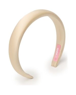 OLAH The Essential Silk Headband - White