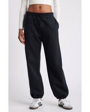 BP. Baggy Fleece Sweatpants - Black