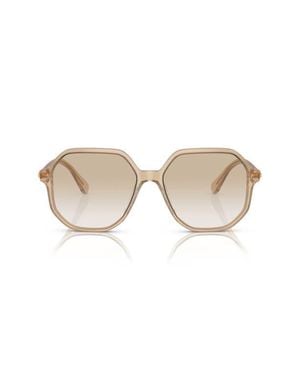 Swarovski 57Mm Gradient Octagonal Sunglasses - Natural