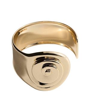 Mango Spiral Rigid Cuff Bracelet - Natural
