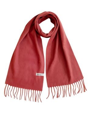 TBCo Lambswool Block Color Scarf - Red