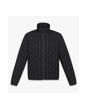 MCM Reversible Monogram Print Windbreaker - Black