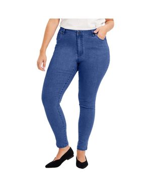 June + Vie Curvie Fit Skinny Jeans - Blue