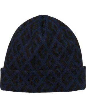 Black Diamond Repeat Beanie - Blue