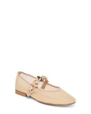 Dolce Vita Relan Mesh Mary Jane Flat - Natural