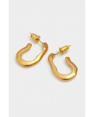Katie Loxton Hera Hoop Earrings - Metallic