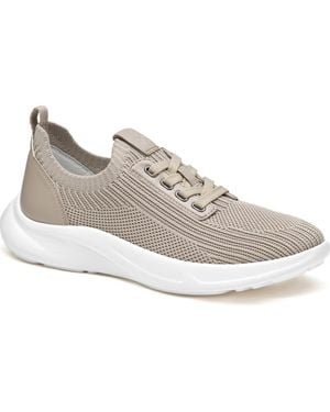 Johnston & Murphy Escape Knit Sneaker - Gray