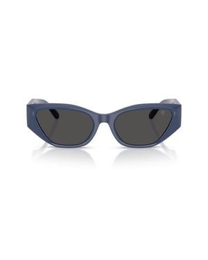 Ralph Lauren 55Mm Butterfly Sunglasses - Blue