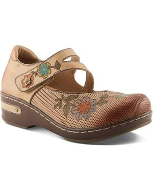 Spring Step Mamataish Mary Jane - Brown