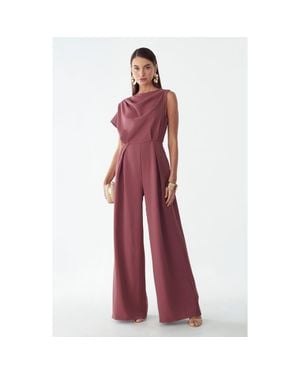 Willa Tammi Jumpsuit - Red